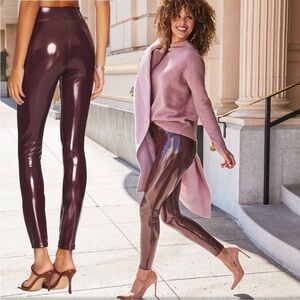 Spanx faux leather leggings Rubi